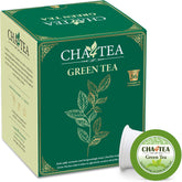 Cha4TEA caja frontal con 36 cápsulas mostrando empaque y conveniencia