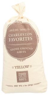 Charleston paquete frontal mostrando grits artesanales y aspecto rústico
