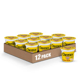 Cheerios taza frontal mostrando el envase individual y facilidad para llevar