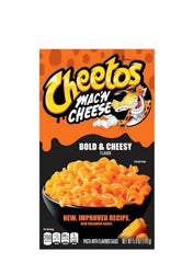 Cheetos empaque frontal mostrando caja y sabor audaz para una porción rápida