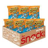 Cheetos mostrando el frente del paquete, cómodo y práctico