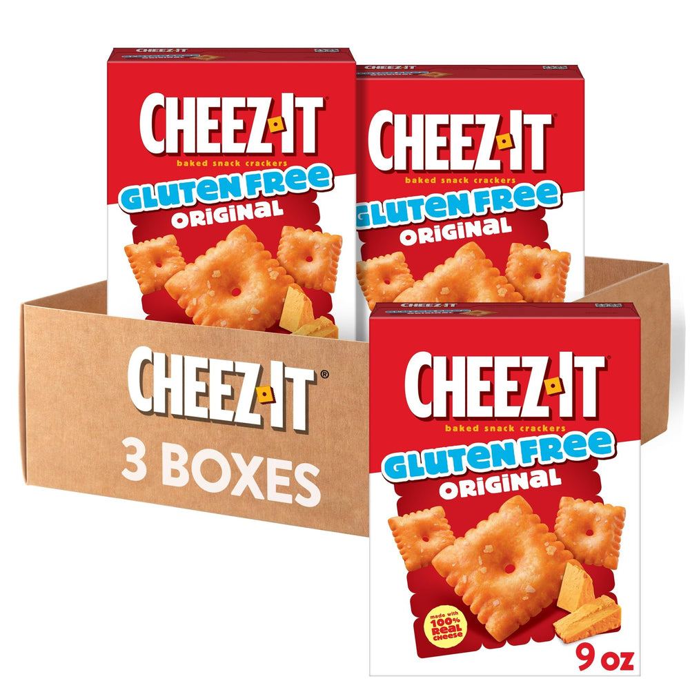 Cheez-It frente del empaque mostrando cajas y frescura