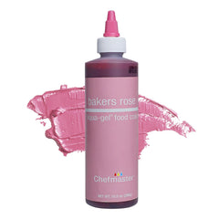 Chefmaster envase frontal mostrando color rosa vibrante y uso profesional