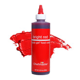 Chefmaster envase frontal rojo brillante mostrando dosificador y beneficio de control