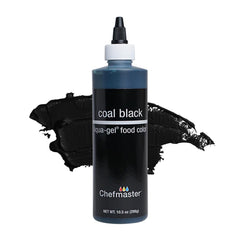 Chefmaster envase frontal Coal Black muestra presentación y color intenso