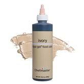 Chefmaster frasco frontal mostrando color Ivory y etiquetado profesional