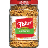 CHEF'S NATURALS frasco frontal de anacardos muestra calidad y conveniencia