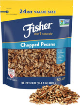 CHEF'S NATURALS Fisher frente del empaque mostrando bolsa resellable y beneficios