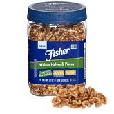 CHEF'S NATURALS tarro frontal mostrando nueces y claridad del envase