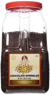 Chef's Quality envase frontal de 7 lb mostrando la etiqueta y cierre resellable
