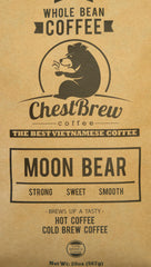 ChestBrew Moon Bear café en prensa francesa preparado, sabor robusto y suave