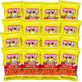 Chester's paquete frontal mostrando bolsitas individuales y picante apetitoso