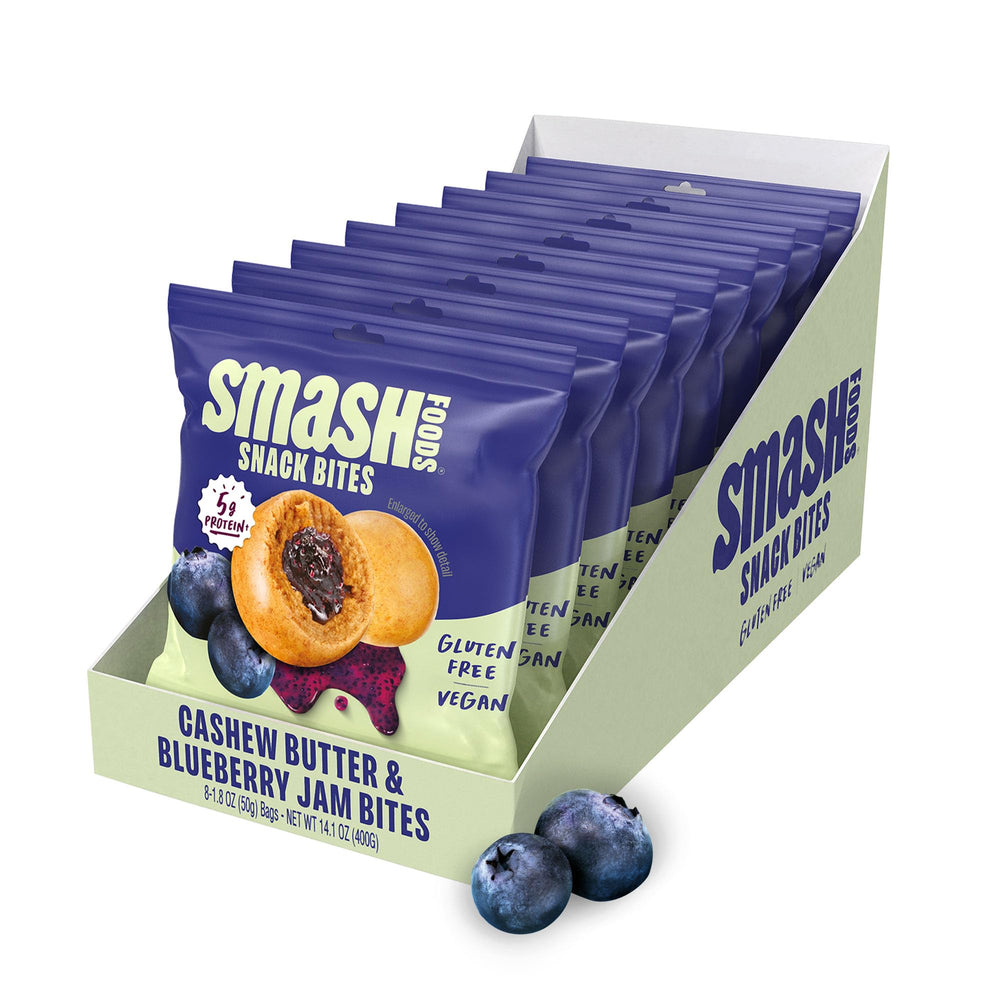 Chia Smash frente del paquete mostrando 8 packs, conveniencia inmediata