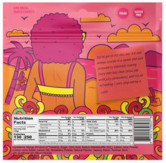 Chici Mama sabor Electric Cherry Cola en trozos mostrando color vibrante