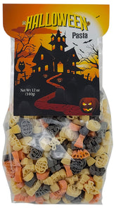 Chidester Farms empaque frontal mostrando formas de Halloween y atracción visual