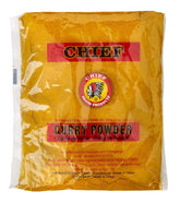 Chief Curry Powder vista frontal del envase que muestra formato práctico