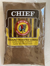 Chief Geera envase frontal mostrando 230g y etiqueta clara, conveniencia inmediata
