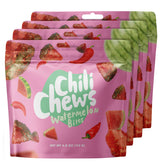 Chili Chews frente del paquete mostrando diseño y conveniencia