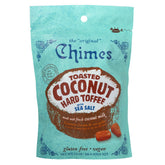 Chimes empaque frontal del toffee de coco con sal marina, ideal para regalar