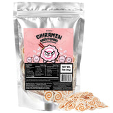 Chiramen narutomaki vista frontal con aroma marino listo para usar