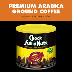 Chock Full o' Nuts taza humeante que transmite aroma intenso y disfrute