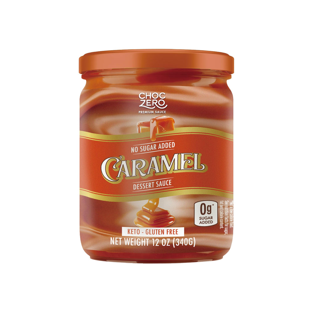 ChocZero frasco frontal mostrando etiqueta y aspecto premium