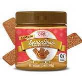 ChocZero tarro frente Smooth Speculoos mostrando etiqueta clara y tamaño 12 oz, conveniencia inmediata