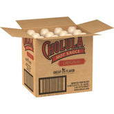 Cholula botella frente mostrando etiqueta y diseño distintivo