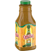 Cholula botella frente 64 oz mostrando presentación a granel y uso profesional