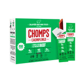 Chomps empaque frontal mostrando 24 unidades y conveniencia portátil