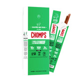 Chomps envase frontal mostrando 10 unidades y beneficio portátil