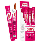 Chomps paquete frontal mostrando marca y sabor, ideal para llevar
