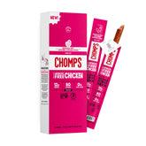 Chomps empaque frontal mostrando 10 palitos y conveniencia