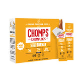 Chomps empaque frontal mostrando 24 unidades y conveniencia