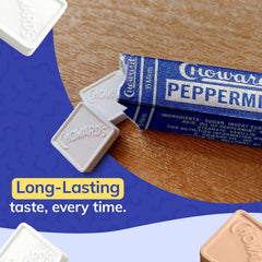 Choward's primer plano de pastillas violet mostrando tono floral y elegancia