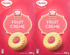 Galletas Christie Peek Freans Fruit Crème servidas con taza de té, acompañamiento ideal