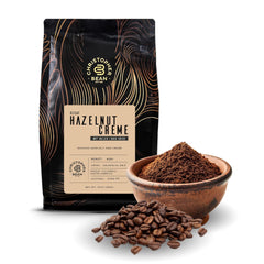 Christopher Bean Coffee bolsa frontal mostrando diseño y frescura