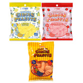 Circus Peanut Candies frontal del paquete mostrando variedad de sabores, práctico para regalar