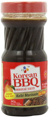 CJ salsa Bulgogi frente del envase mostrando tamaño y etiqueta