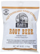 Claey's Root Beer Drops frontal paquete mostrando diseño y conveniencia
