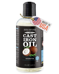 CLARK'S botella frontal mostrando aceite de sazonar, protección contra óxido