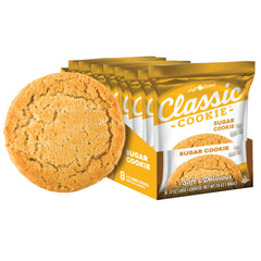 Classic COOKIE paquete frontal mostrando las ocho galletas, práctico para llevar