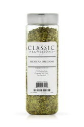 Classic Provisions frasco frontal de orégano mexicano, almacenamiento práctico