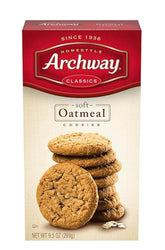 Classic Soft Oatmeal Cookies empaque frontal que destaca conveniencia