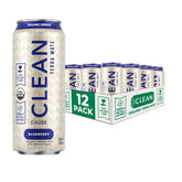 CLEAN CAUSE lata frontal Blueberry mostrando etiqueta orgánica y energía natural