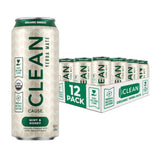 CLEAN CAUSE lata frente mostrando etiqueta orgánica y beneficio energético