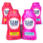 Clear Theory frasco frontal sabor Watermelon Berry mostrando diseño y conveniencia