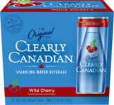 Clearly Canadian lata frontal mostrando diseño y frescura