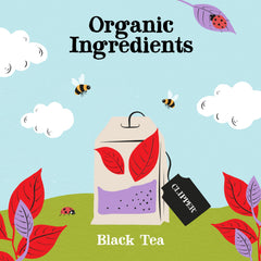 Clipper Tea taza humeante antes de beber con aroma reconfortante