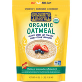 COACH'S OATS empaque frontal 48 oz mostrando marca y ventaja de cocción rápida